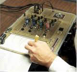 Polygraph expert Milo Speriglio analog instrument